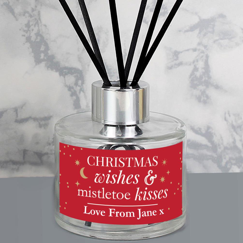 Personalised Christmas Wishes Reed Diffuser Extra Image 2